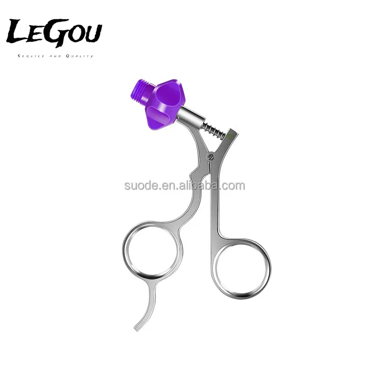 LeGou Professional  SUODE 4fr/5fr, 580mm URS Semi Rigid Flexible Ureteroscope  Seminal Forceps Scissors Foreign Body Serrated Fo