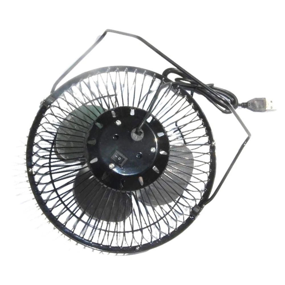 Rechargeable Desk Fan Portable Solar Fan Simple Control Operation Monocrystalline Silicon Chip For Outdoor Camping Outdoor Fan