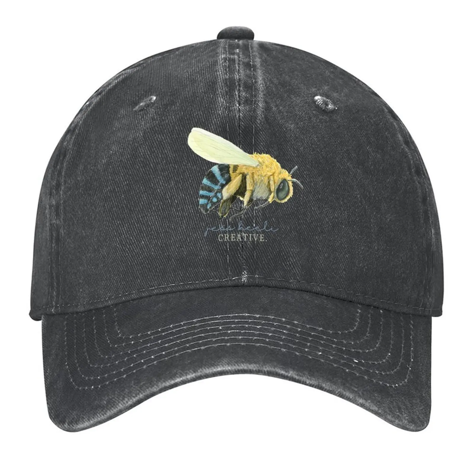 

Brenna - Blue Banded Bee Baseball Cap Thermal Visor birthday Hat Man Luxury Christmas Hat Men's Hats Women's