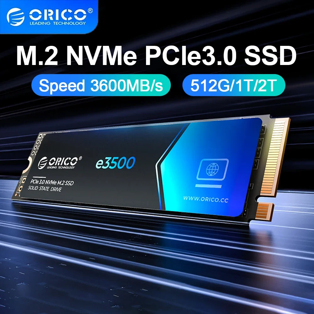 ORICO 2TB 1TB SSD M.2 2280 NVMe SSD PCIe Gen3x4 3500MB/S NVMe Solid State Drive for Steam Deck Microsoft Surface ProX Laptop