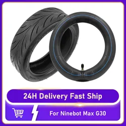 60/70-6.5 Wear-Resistant Pneumatic Tyre For Ninebot Max G30 Electric Scooter 10x2/2.125 10 Inch Anti-Skid Inner Tube Accessories