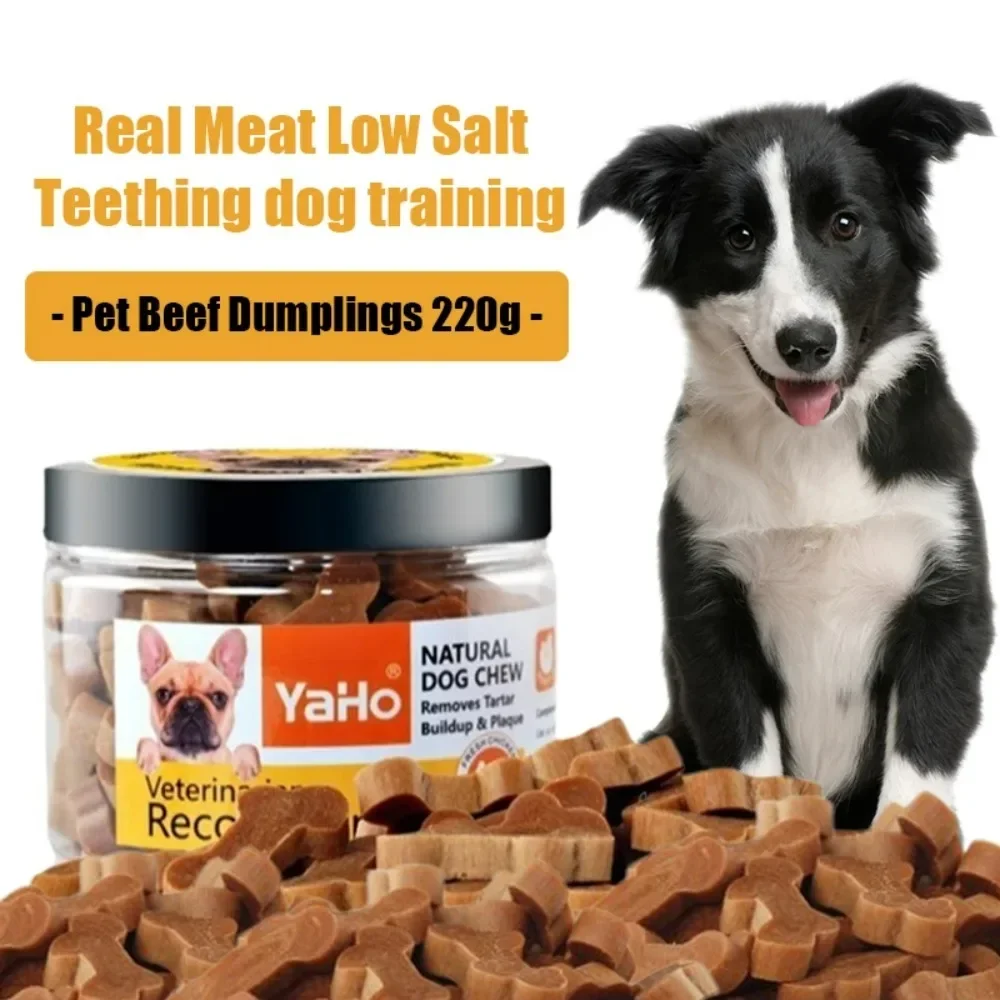 Dog Bruxism Stick Real Meat Low Salt Natural Formula Healthy Nutritious Adult Dogs Puppy Training Rewards Pet Dogs snacks Food