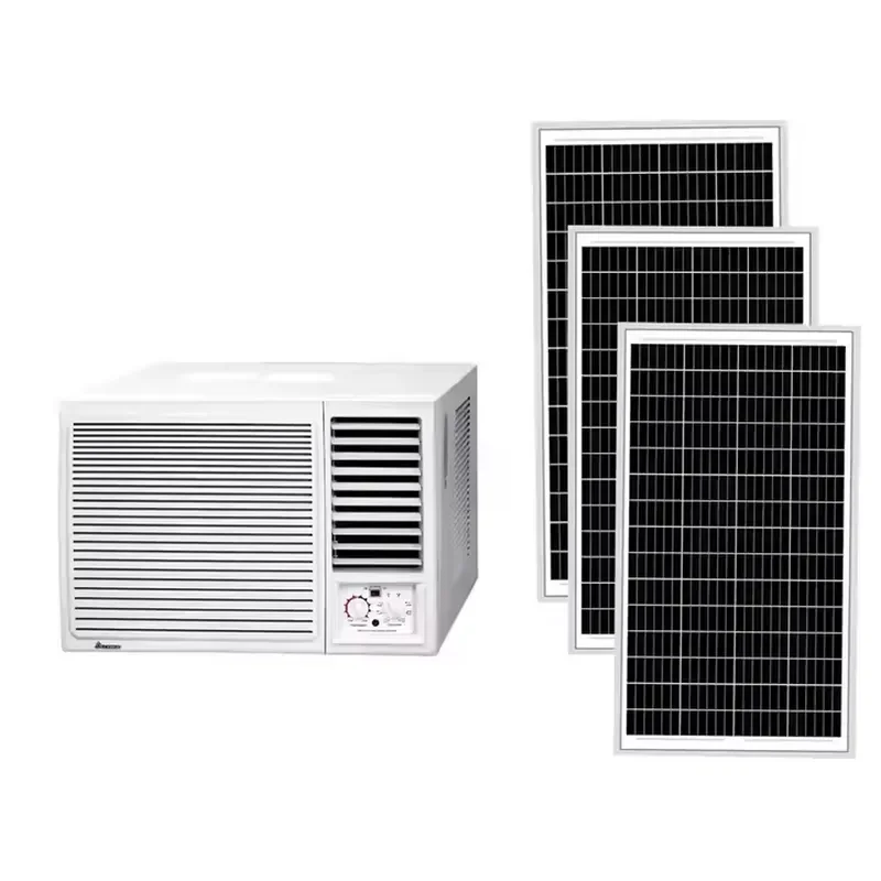 7000BTU Hybrid Window Solar Air Conditioner ACDC Air Conditioner Portable Solar Air Conditioner 110v/220v Customizable