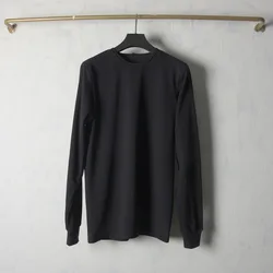 Owen Seak Men Sweatshirts Pullover Cotton Gothic Women's Clothing Oversized Autumn High Streetwear Black T Shirt Tee