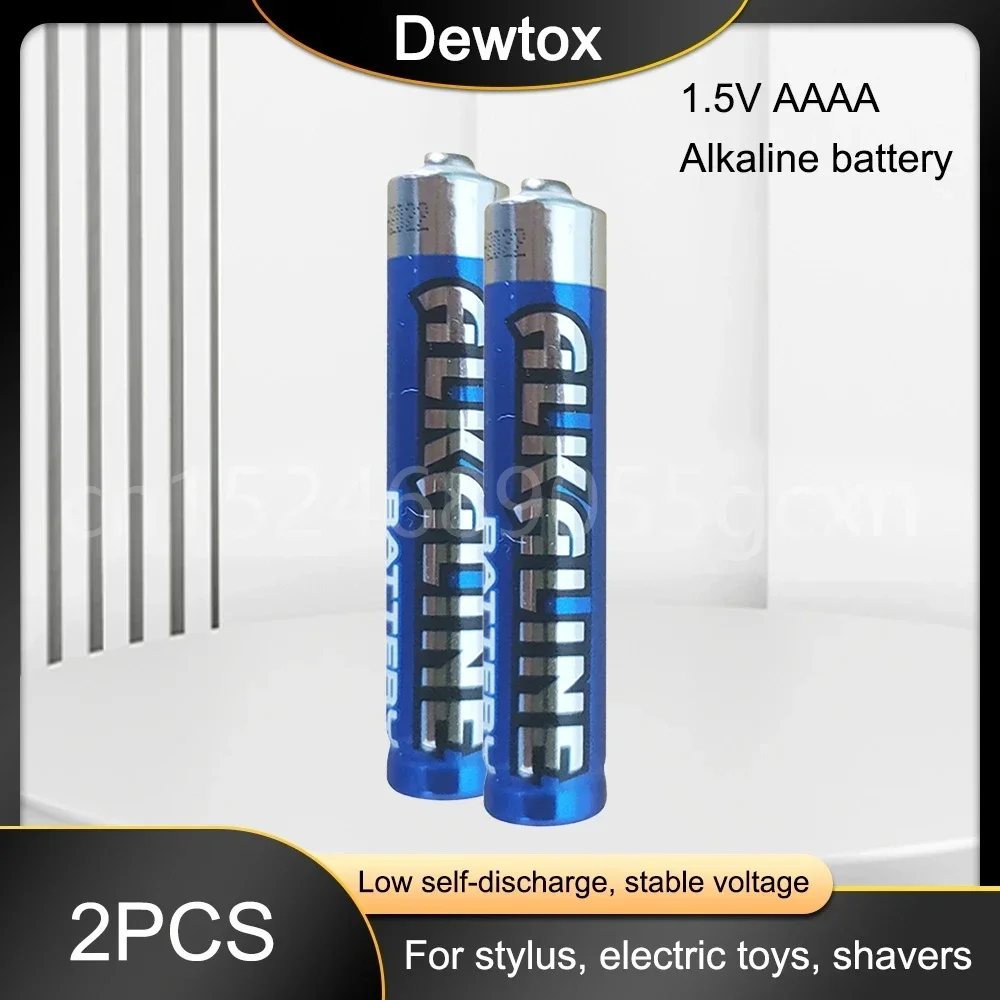 2PCS 1.5V Battery AAAA LR61 AM6 Alkaline Battery E96 LR8D425 MN2500 MX2500 4A for Bluetooth Earphone,alarm Clock,toys