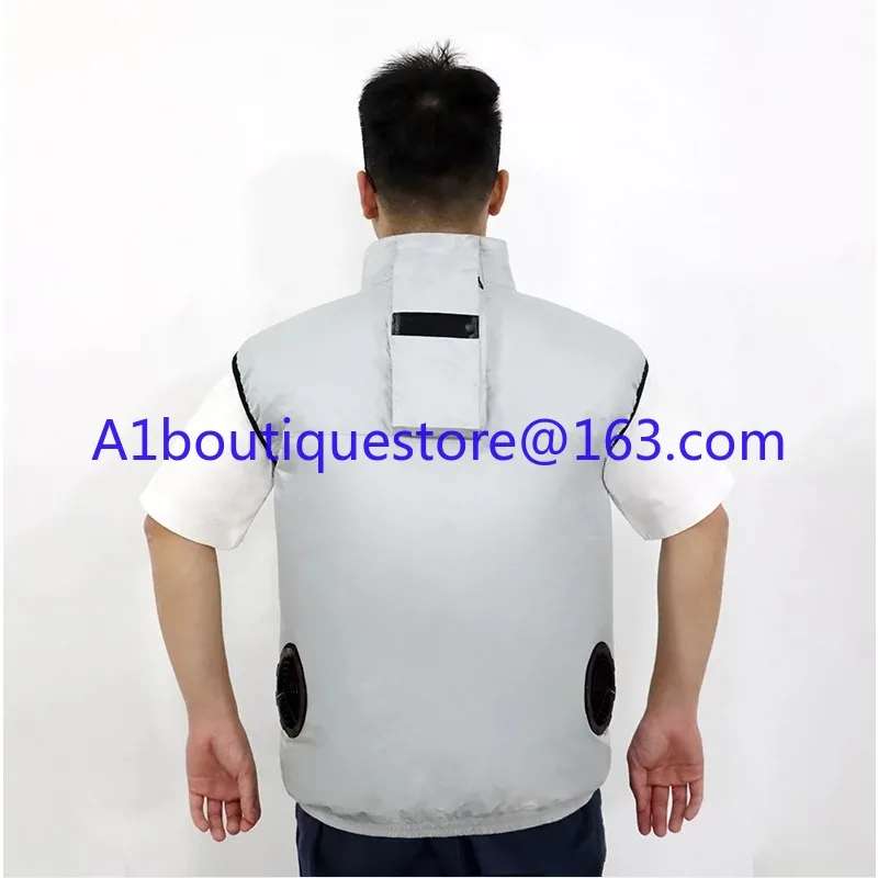 Semiconductor wearable air conditioner refrigeration clothing cooling overalls heatstroke tooling outdoor summer short sleeves