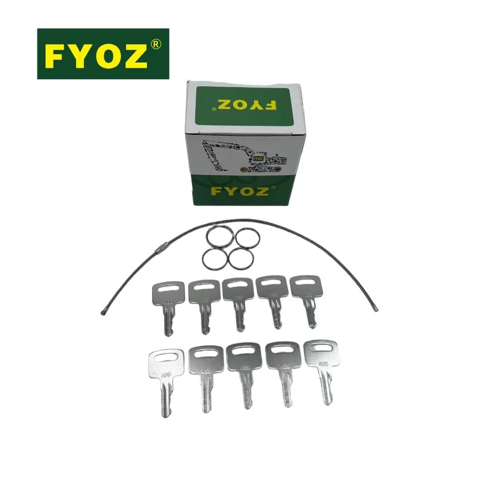 10PCS 455 104466 Ignition Keys For Genie/Skyjack/Terex/Snorkel/Upright/Vermeer Scissor & Boom Lifts Heavy Equipment Key (10)