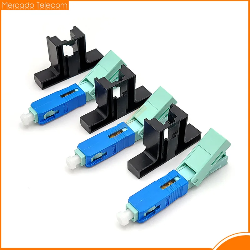 Imagem -06 - Conector Rápido sc Apc 53 mm Conector Monomodo Ferramenta Ftth Conector Frio sc Upc Conector Rápido de Fibra Óptica 50 100 200 Peças