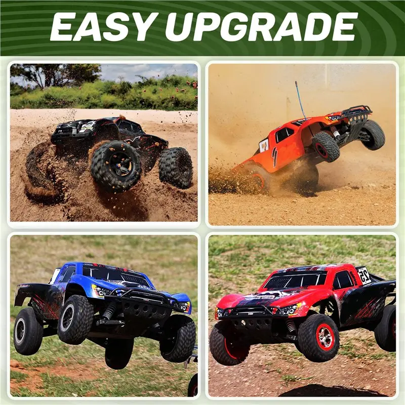 ABUM-RC Off-Road Buggy Car Wheel Tires 4PCS 1/10 Scale Wear-Resistant Tires For Tamiya Xray Xb2 Serpent Srx2 Tekno Models D