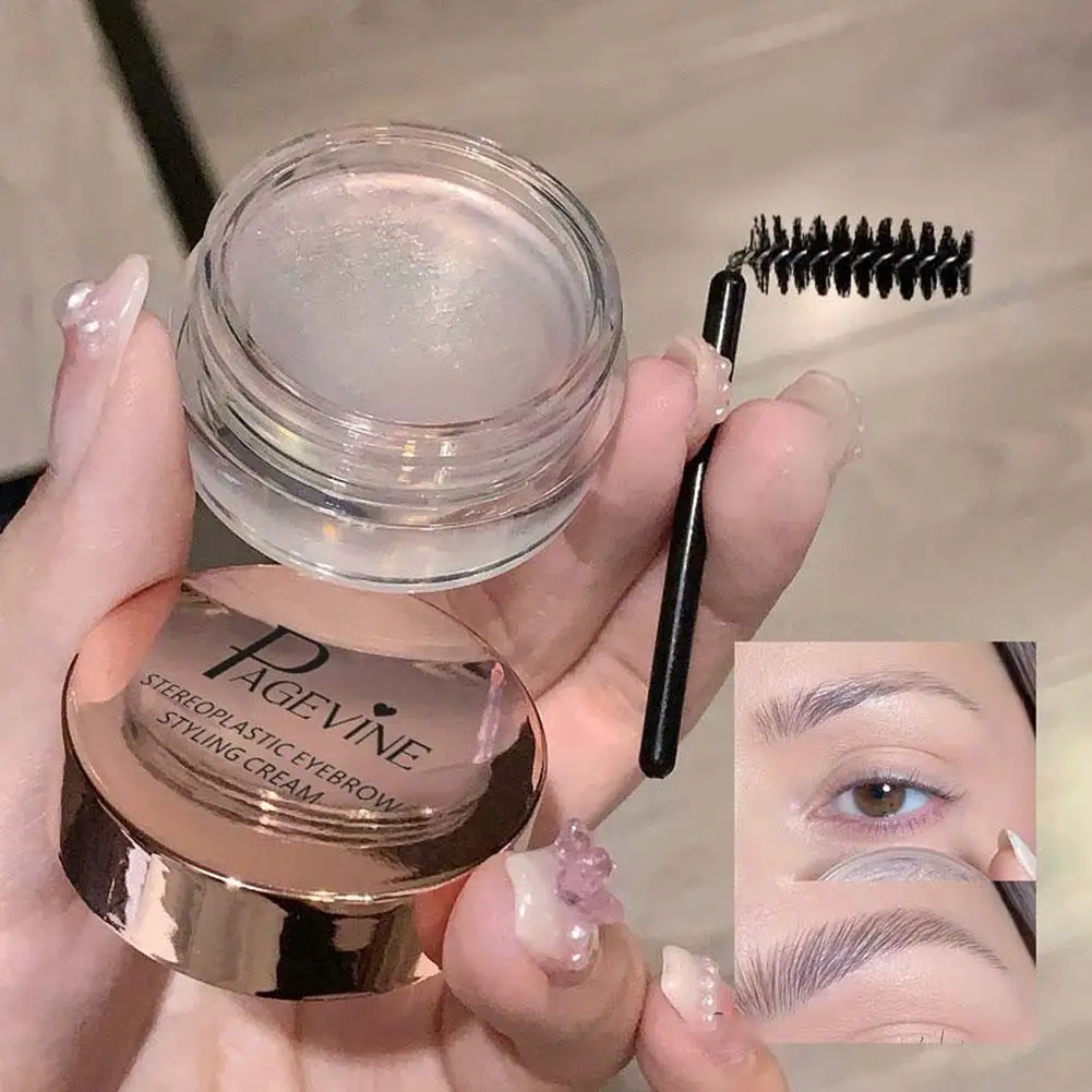 Transparent Eyebrow Shaping Cream Long-lasting Waterproof Quick-drying Eyebrow Gel Wild Eyebrow