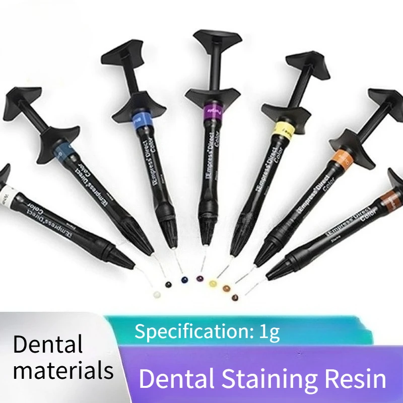Dental Light Cured Dye Resin Master Shading Fluid Resin Dental Oral Covering Metal Base Color Restoration Filling Materials