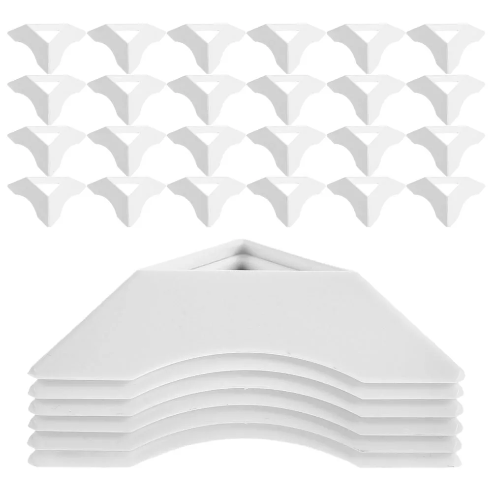 Soporte de exhibición de cubos de velocidad, Base triangular de plástico transparente para cubos de rompecabezas, exhibición de escritorio y ahorro de espacio, 30 Uds.