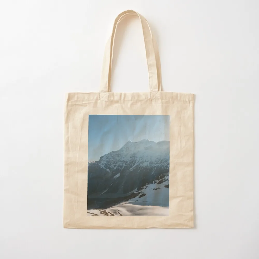 

trishul from junargali, above roopkund, the himalayas, india Tote Bag Fabric bag canvas tote