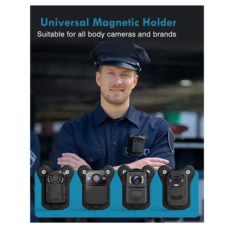 جديد الجسم كاميرا المغناطيسي جبل العالمي المغناطيسي جبل حامل المغناطيسي شفط الخلفي كليب العالمي يمكن ارتداؤها القانون كاميرات الجسم