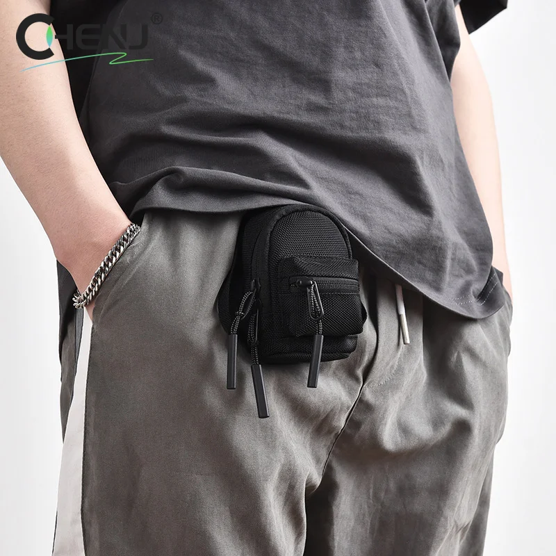 New Mini Pendant Bag Key Headset Card Storage Bag Men Travel Backpack Small Chest Bag Travel Handbag Wallet For Women