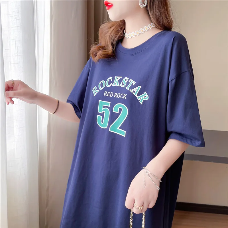 Maternity Dress with Hidden Side Openings for Nursing Clothes Summer Short Sleeve Breastfeeding  Feeding Nightgown Pregnancy