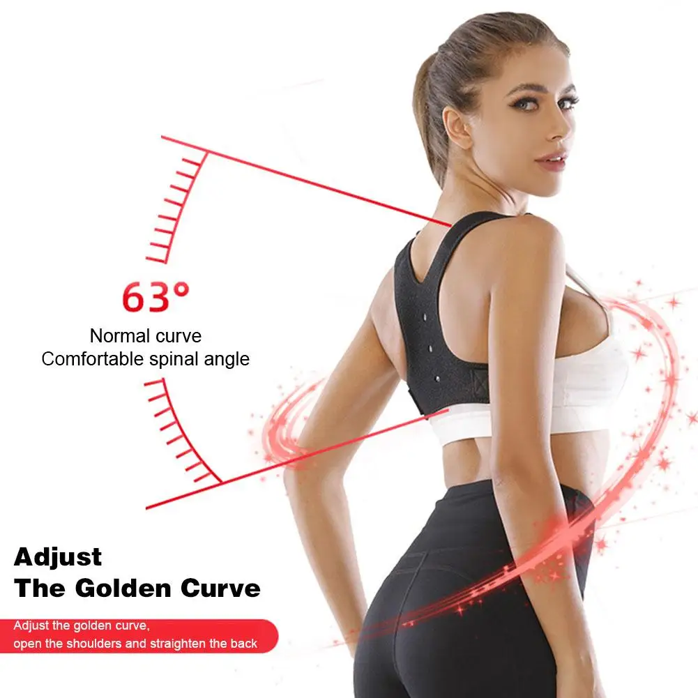 Adjustable Back Straightener Posture Corrector Scoliosis Hunchback Pain Shoulder And Relief From Correction Back F1k1