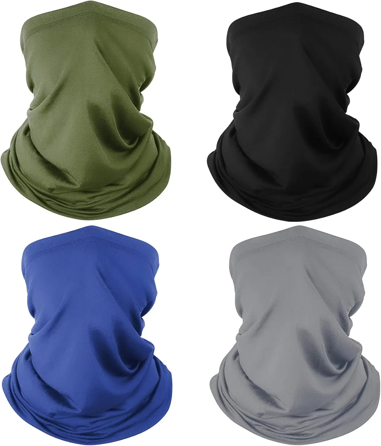 

Neck Gaiter Bandana Face Mask: Sun Cooling Scarf Gator Cover Head for Men Women