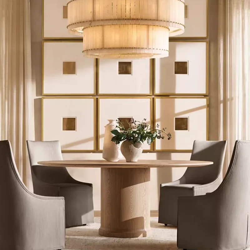 

American Luxury Brass Marble Chandelier Rectangle Yellow Lustre Lights Living Room Bedroom Chandelier Home Decor Dimmable