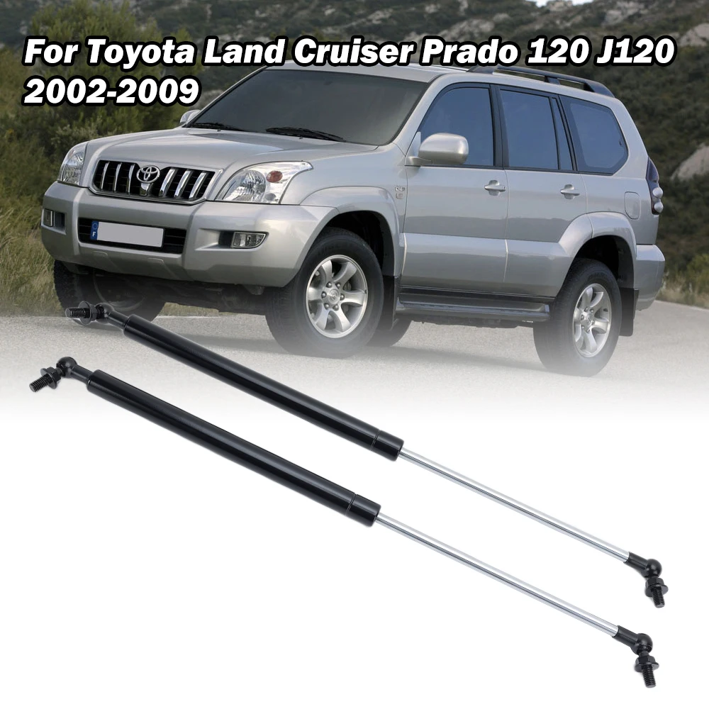 

Передние газовые стойки капота для Toyota Land Cruiser Prado 120 J120 2002 2003 2004-2009, запасные автомобильные аксессуары, пружинный подъемник