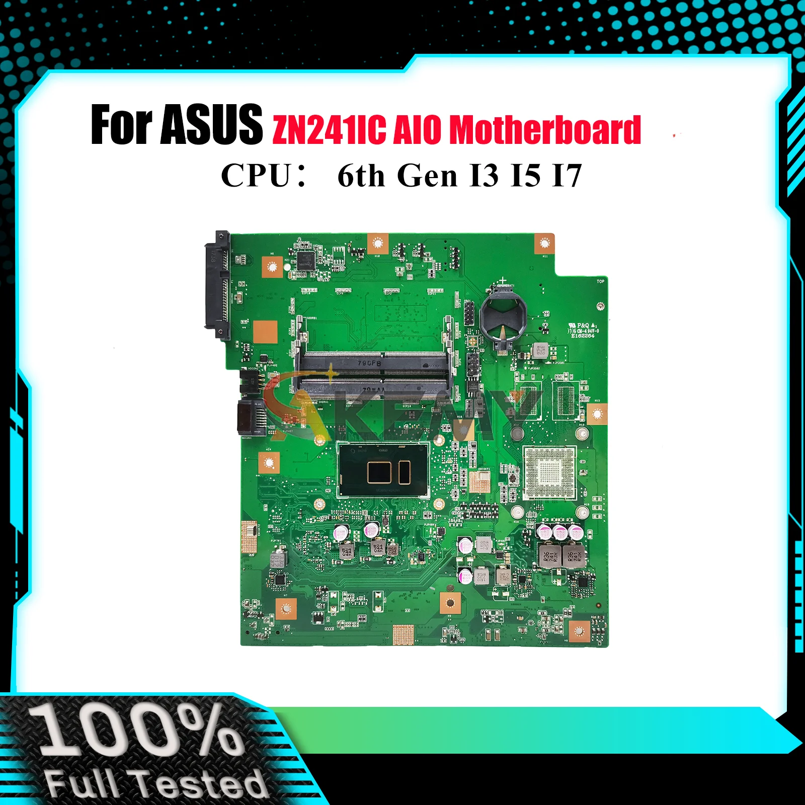 

Материнская плата ZN241IC для ASUS Zen AIO ZN241I ZN241IC, материнская плата с процессором I3 I5 I7, 100% тестирование, ОК, быстрая доставка stk