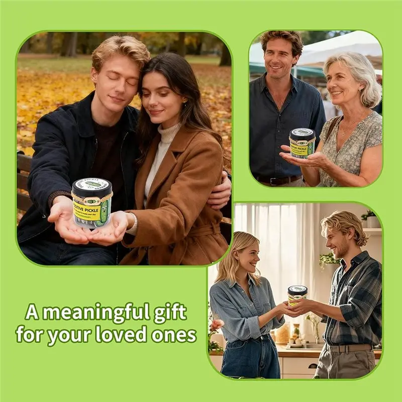 【BRILLIANT 】Pickle Jar Gift With NFC Tech Technology, 60 Positive Affirmation Cards For Women, Men, Teens Card