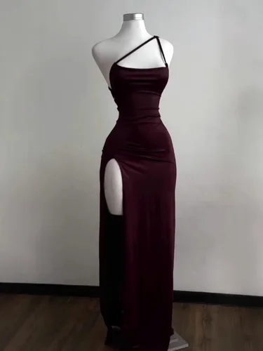 Imagen 2 del producto 2025 Vestidos nuevos Y2K vestido Sexy con cuello Halter para mujer, vestidos elegantes a la moda para mujer, vestidos de noche para fiesta, vestido de noche para mujer