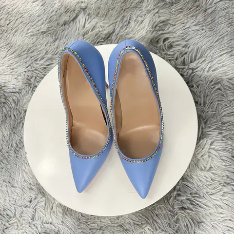 8 best sales बेबी ब्लू हील्स - №6