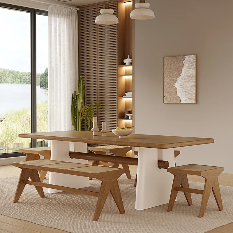 Kitchen Table Dinning Tables Sets Home Furniture Square Dining Room Salon Restaurant Set Muebles Para El Hogar Sedentary Long