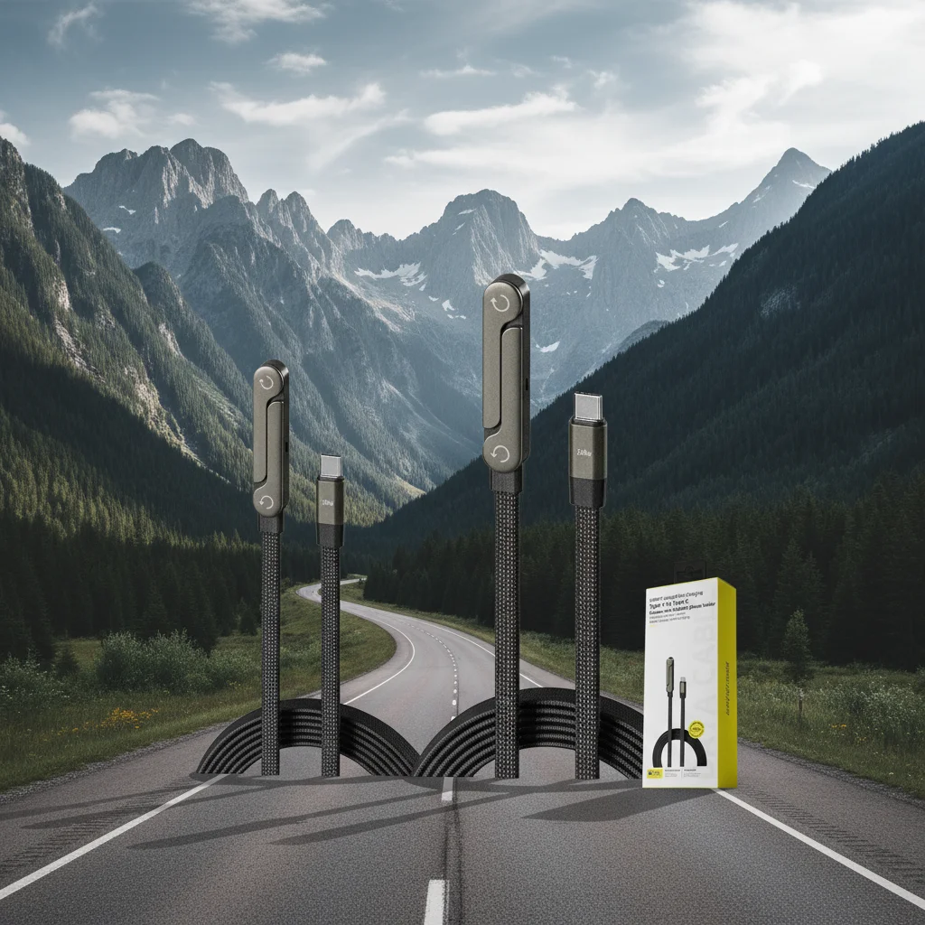 240W Fast Charging Cable Phone Tablet Foldable Holder 2-in-1 Foldable Phone Holder Data Cable Invisible Holder Charger