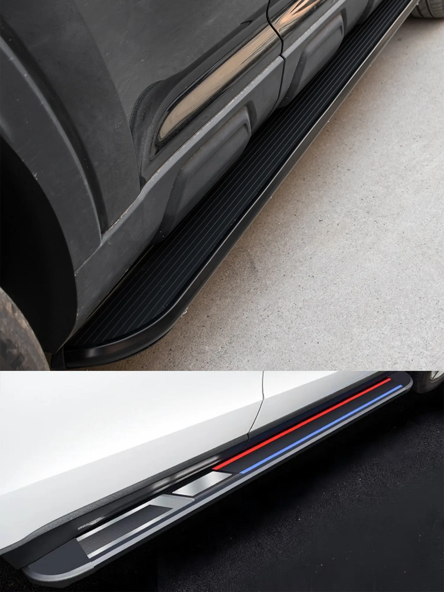 2PCS Aluminum 3.9" 4.3" Wide Fixed Side Steps Fit for Lincoln Nautilus 2024 2025 2026 Running Boards Nerf Bars Rails Plate Pedal