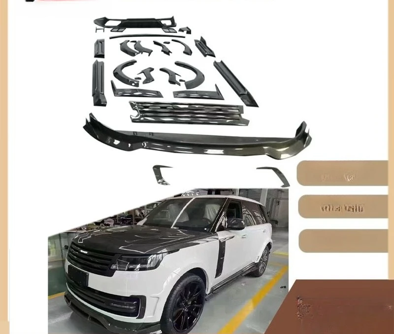 Carbon Fiber Body Kit for 2018-2022 Range Rover, Front Bumper, Rear Bumper, Hood Trim, Car Accessories