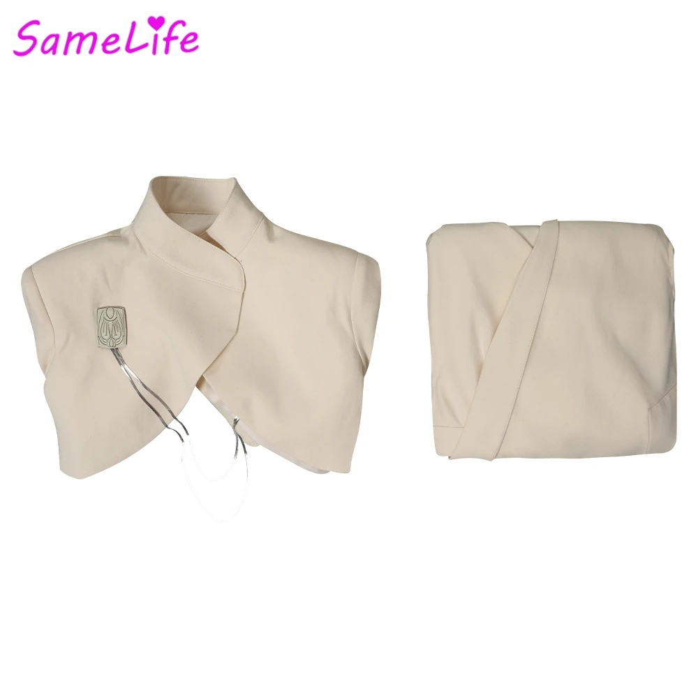 

Fantasia Mon Mothma Cosplay Clothing TV Space Battle Andor Disfraz Costume Adult Women Fantasy Halloween Carnival Party Clothes