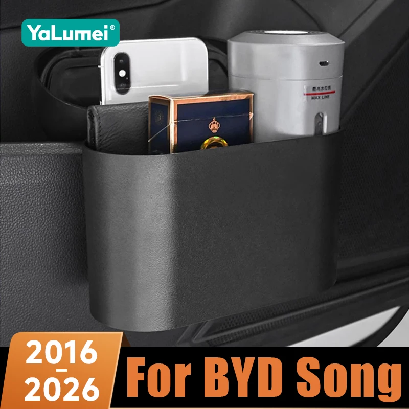 Universal Auto Mülleimer Mit Deckel Zubehör Für BYD Song DM Max Plus Pro 2016 2017 2018 2019 2020 2021 2022 2023 2024 2025 2026