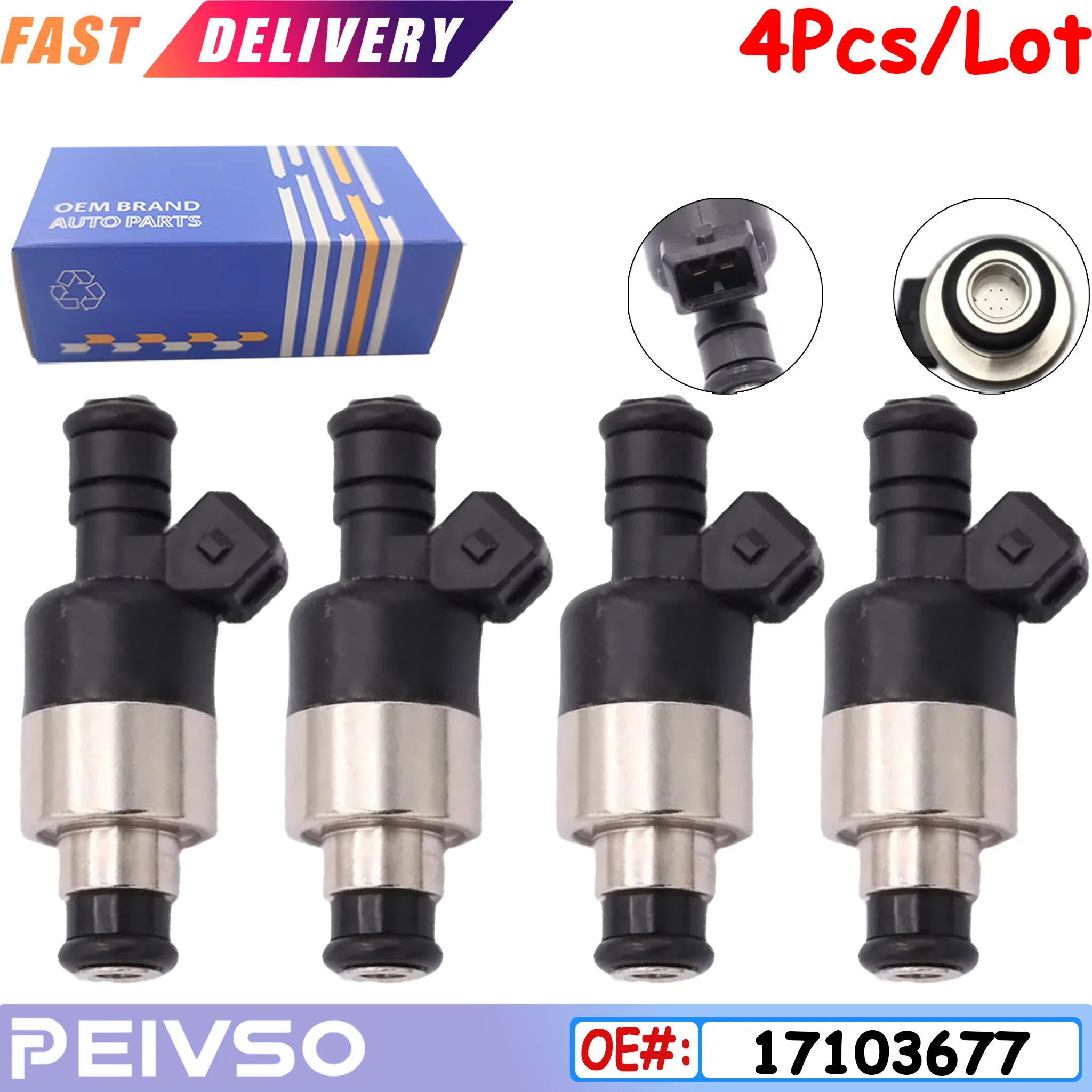 PEIVSO 17103677 84212301 fuel injector for DAEWOO LANOS 1.6L L4 1999 2000 2001 2002