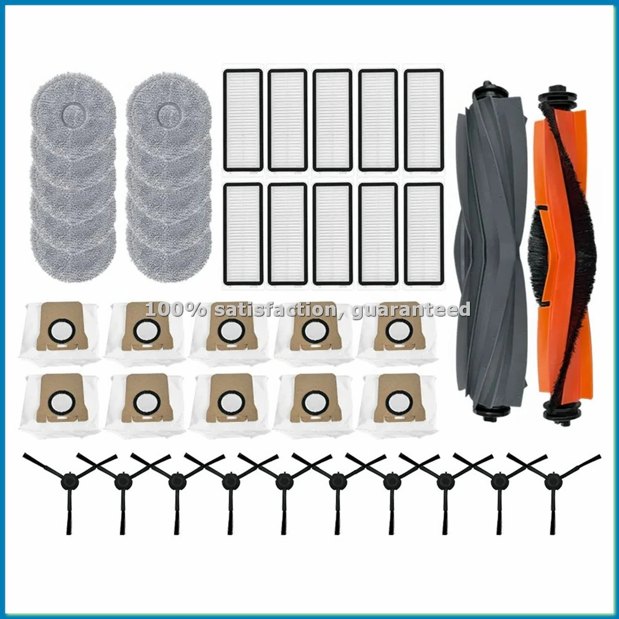 

For Bot L20 Ultra / L20 Ultra Complete Vacuum Parts Main Side Brush Hepa Filter Mop Cloth Rag Dust Bag-A79M