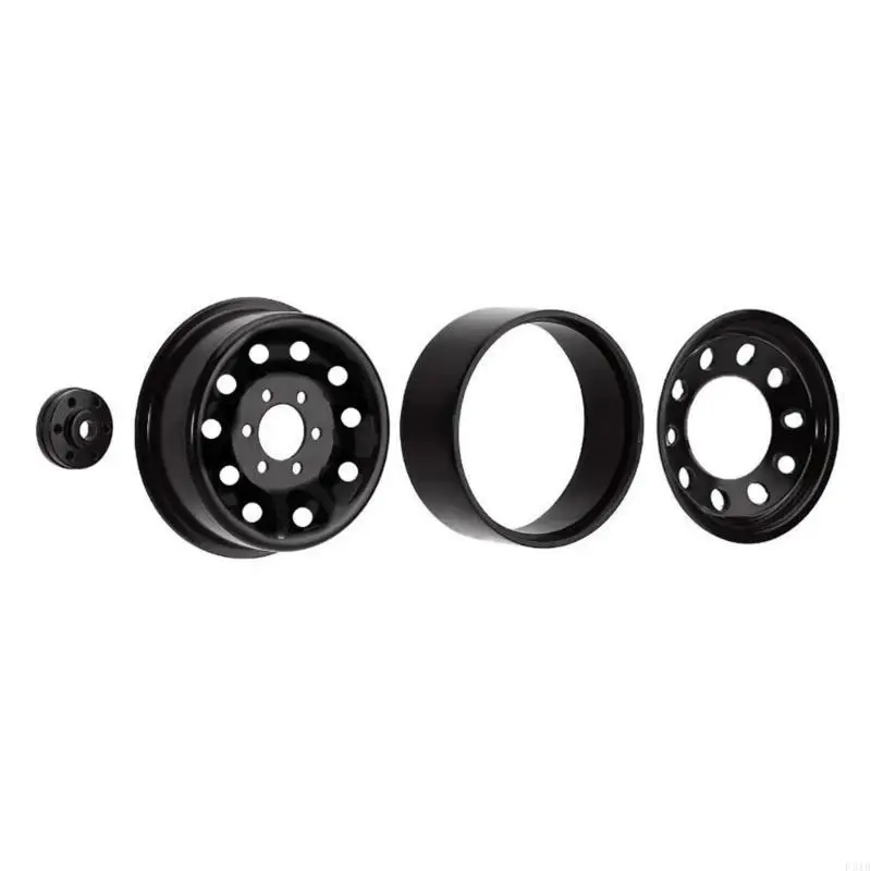 

1.9’’ Beadlock Wheel Metal Wheel Hubs for 1:10 Remote Control Play Vehicle P31B