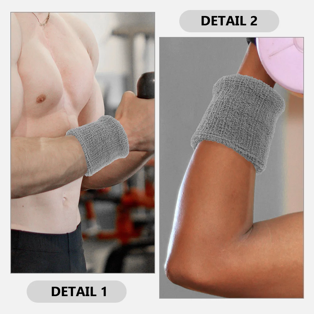 

4 Pcs Sweat Sweat-absorbent Wristband Bands Elasticity Sweatband Fitness Men Straps