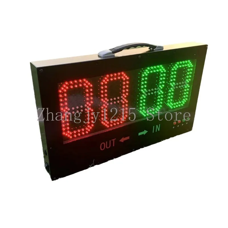 1-Side Electronic Football Referee Board: Substitution & Injury Time Display, Battery-Powered Soccer Sports Equipment