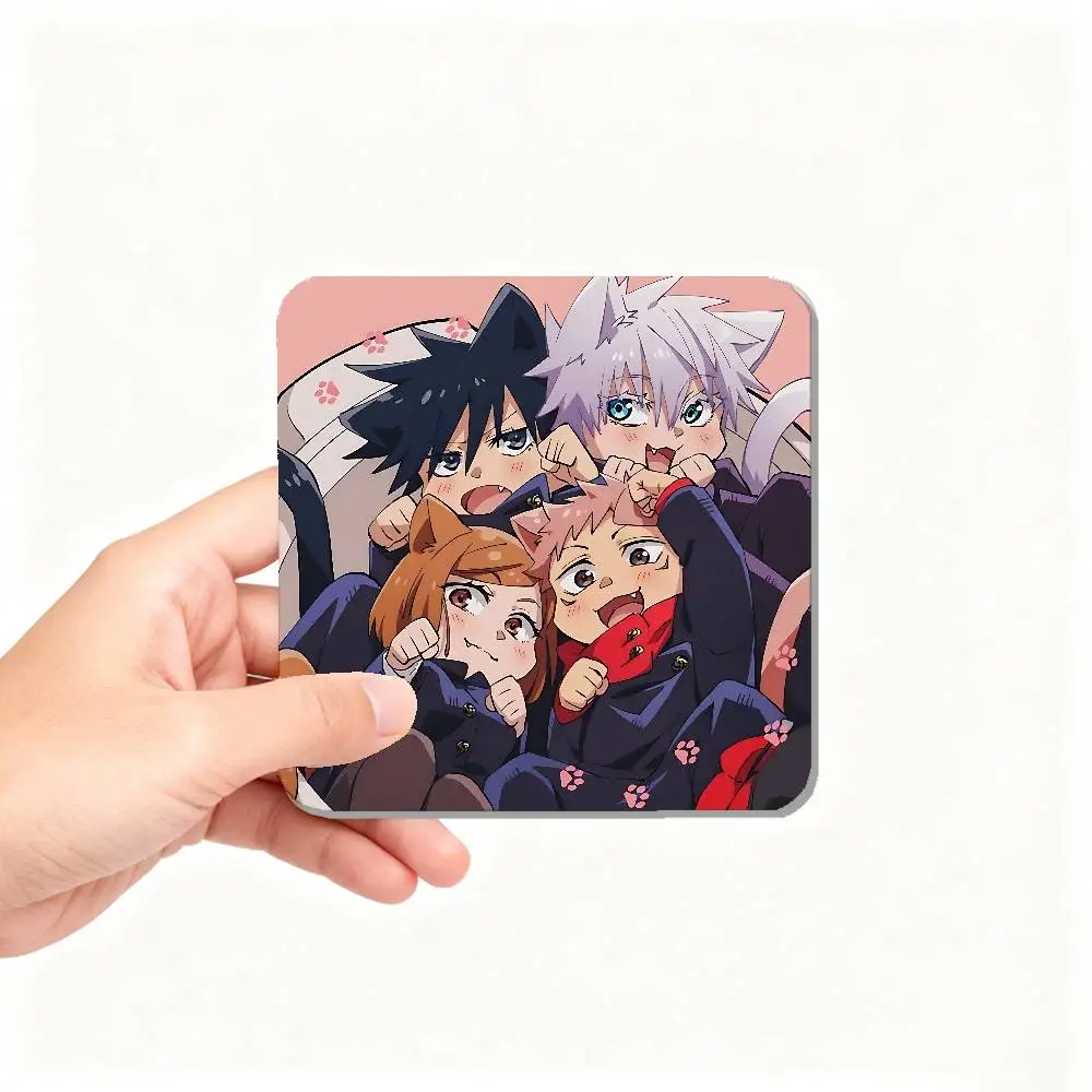 ملصقات مربعة مغناطيسية للثلاجة من IdolJ-jung-k-kooks - يمكن استخدامها لتخصيص ديكور المنزل وهي تذكارات مثالية