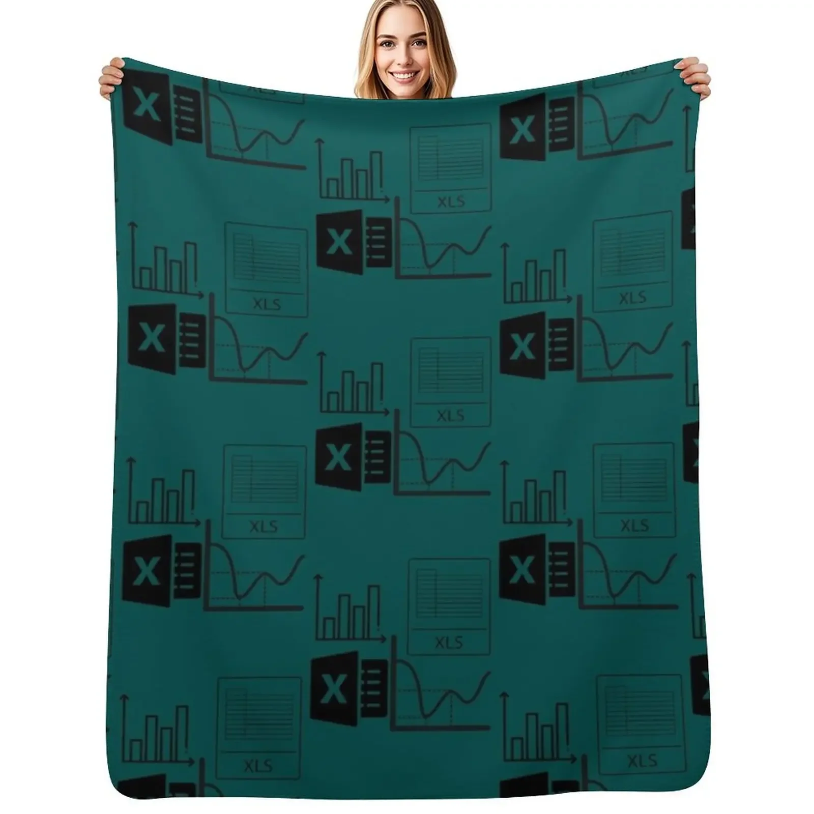 

Excel Data Analytics Throw Blanket manga Sleeping Bag Sofa Winter beds Blanket