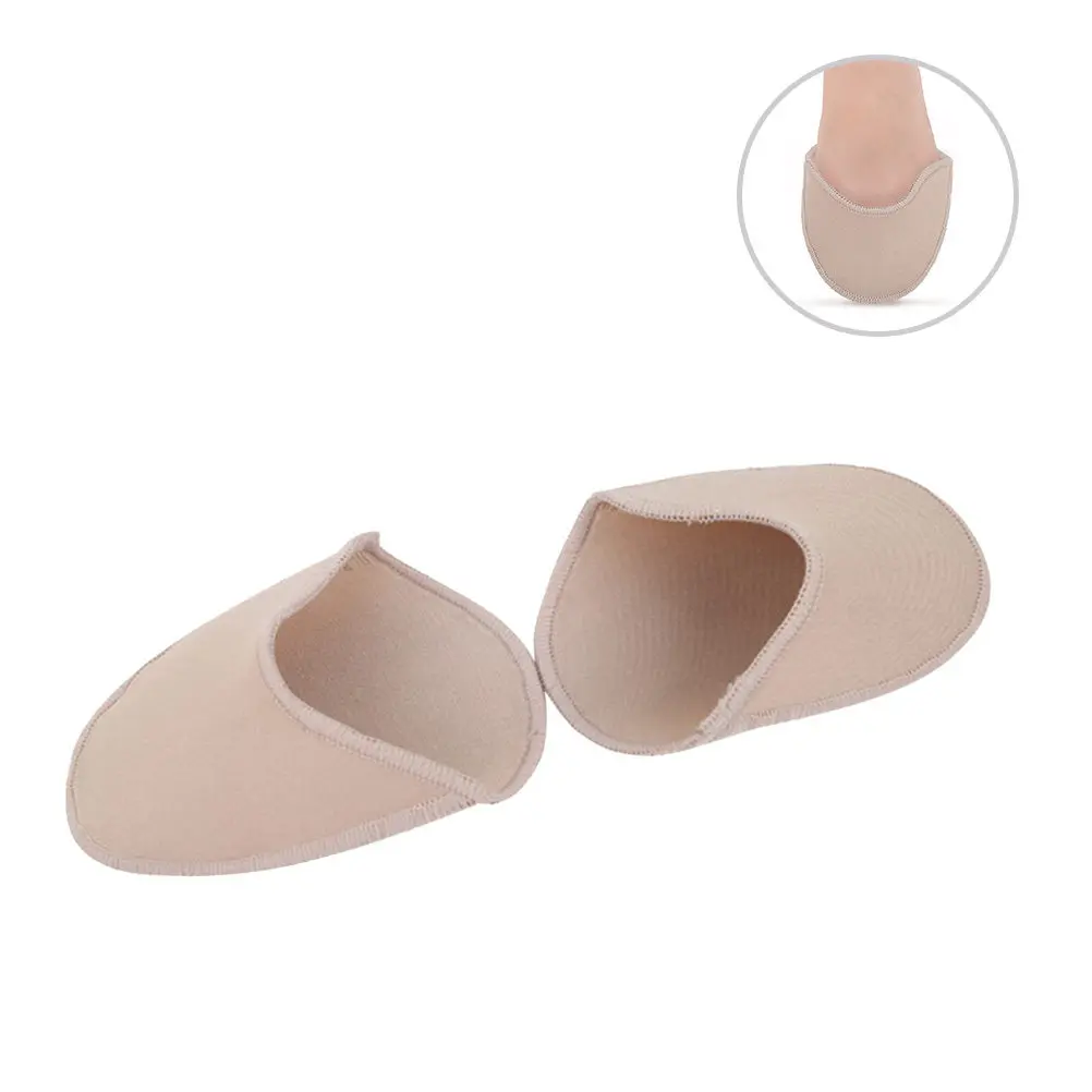 1Pair Flexible Sebs Toe Protector Insoles for Ballet Dancing Forefoot Support Cushioning Dance Foot Care Pads Compatible with
