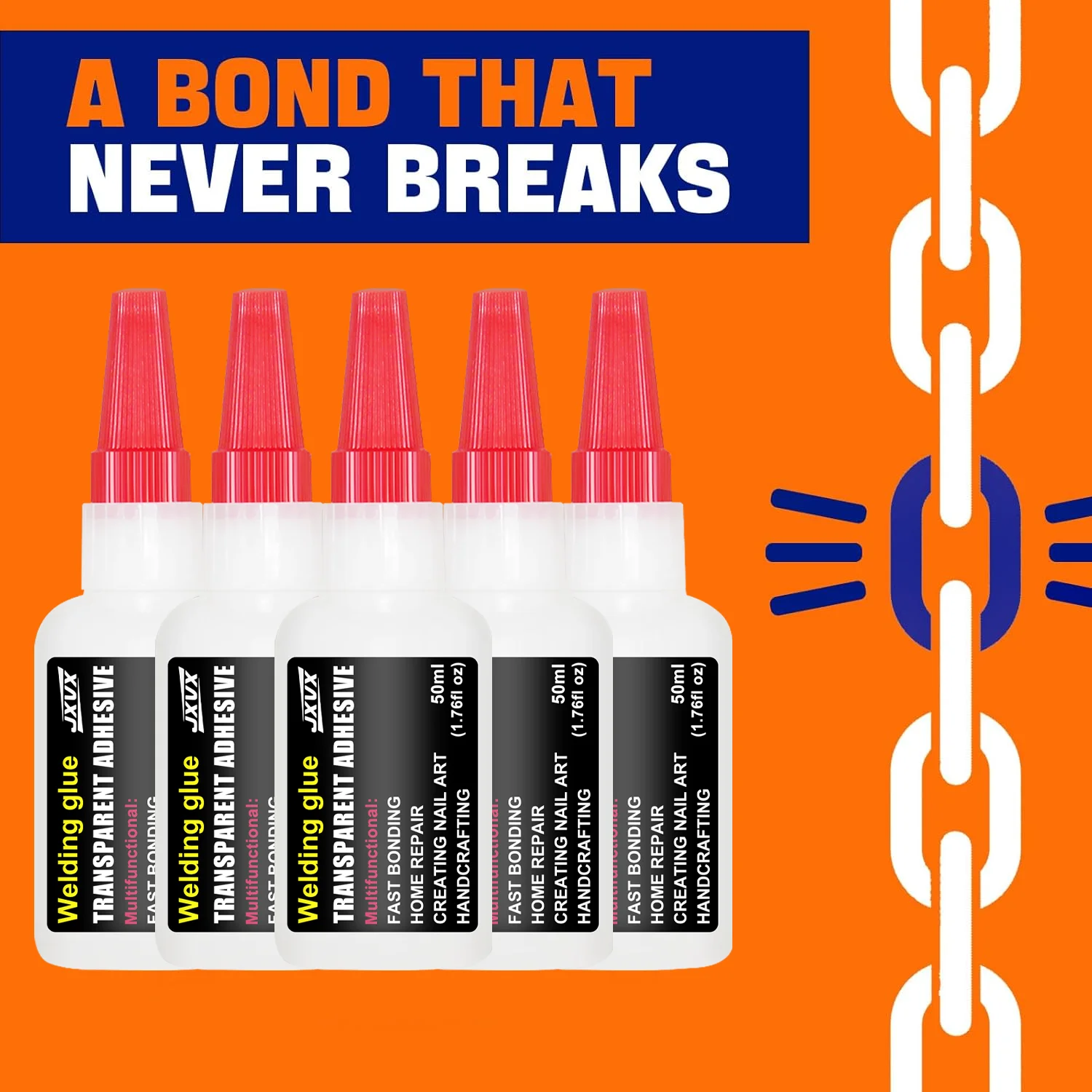 jxvx-welding-glue-50g-10pcs-set-strong-epoxy-adhesive-metal-plastic-wood-bonding-repair-kit-diy-home-industrial-use