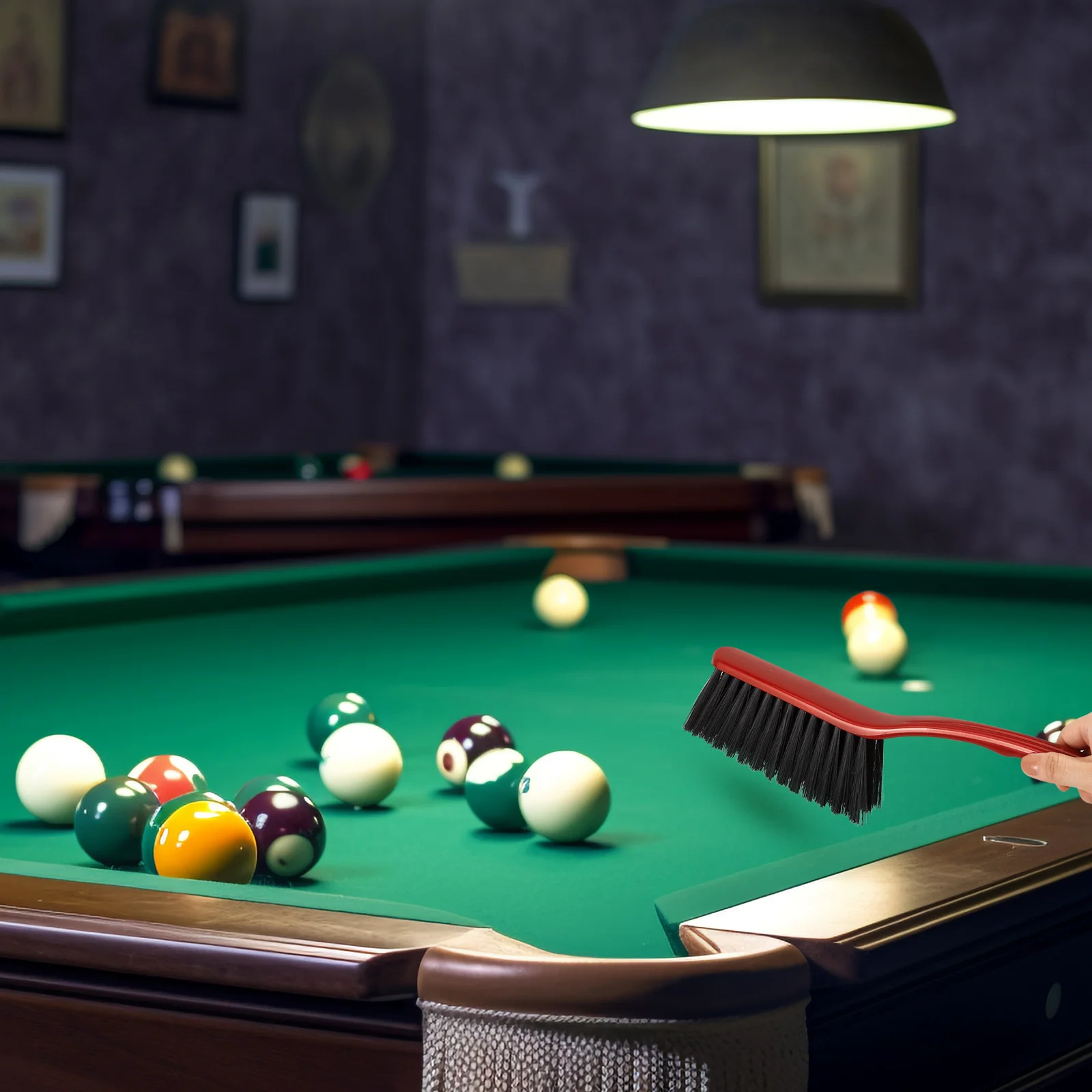 

Billiards Pool Table Brush Smooth Durable Cleaning Accessory Felt Cleaner Multi-Use Club Home Pool Table Brush