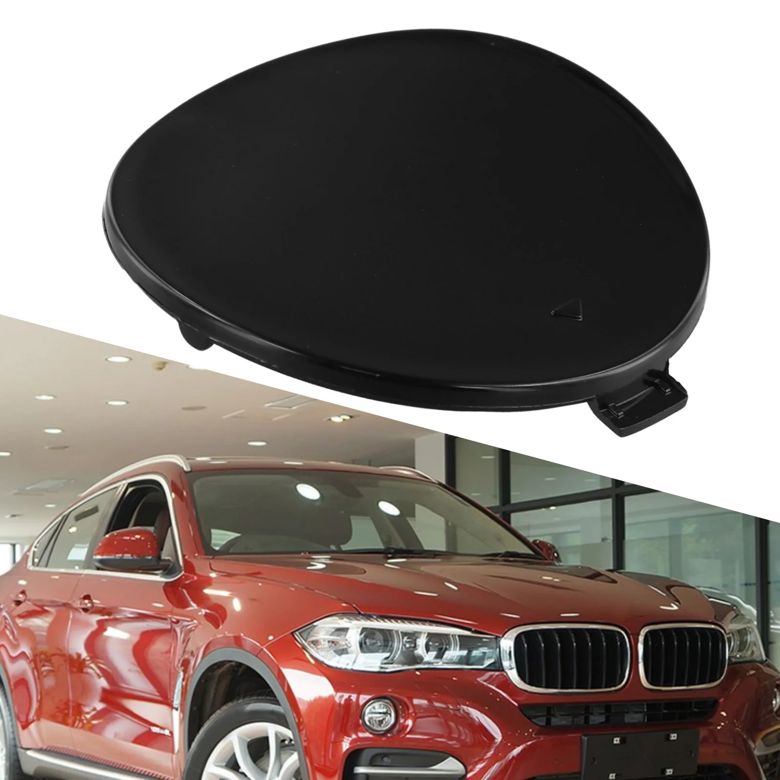 

Front Bumper Tow Hook Eye Cover Cap For BMW X6 M-SPORT F16 2015-2018 51118065933 Trailer Hauling Eye Cover Lid