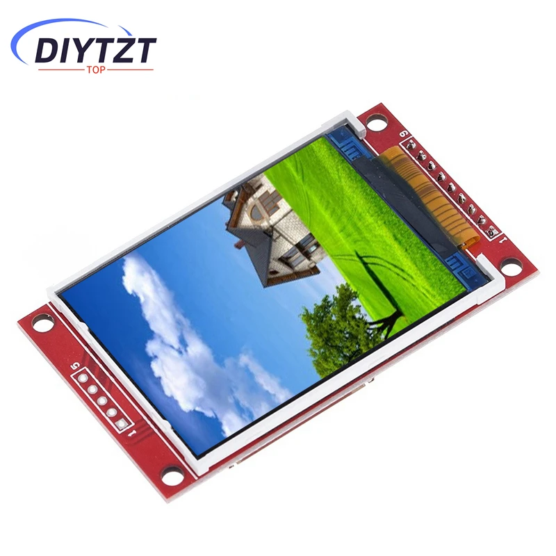 DIYTZT 2,2 Zoll 240*320 Punkte SPI TFT LCD Serial Port Modul Display ILI9341 5V/3,3V 2,2'' 240x320 für Arduino Diy