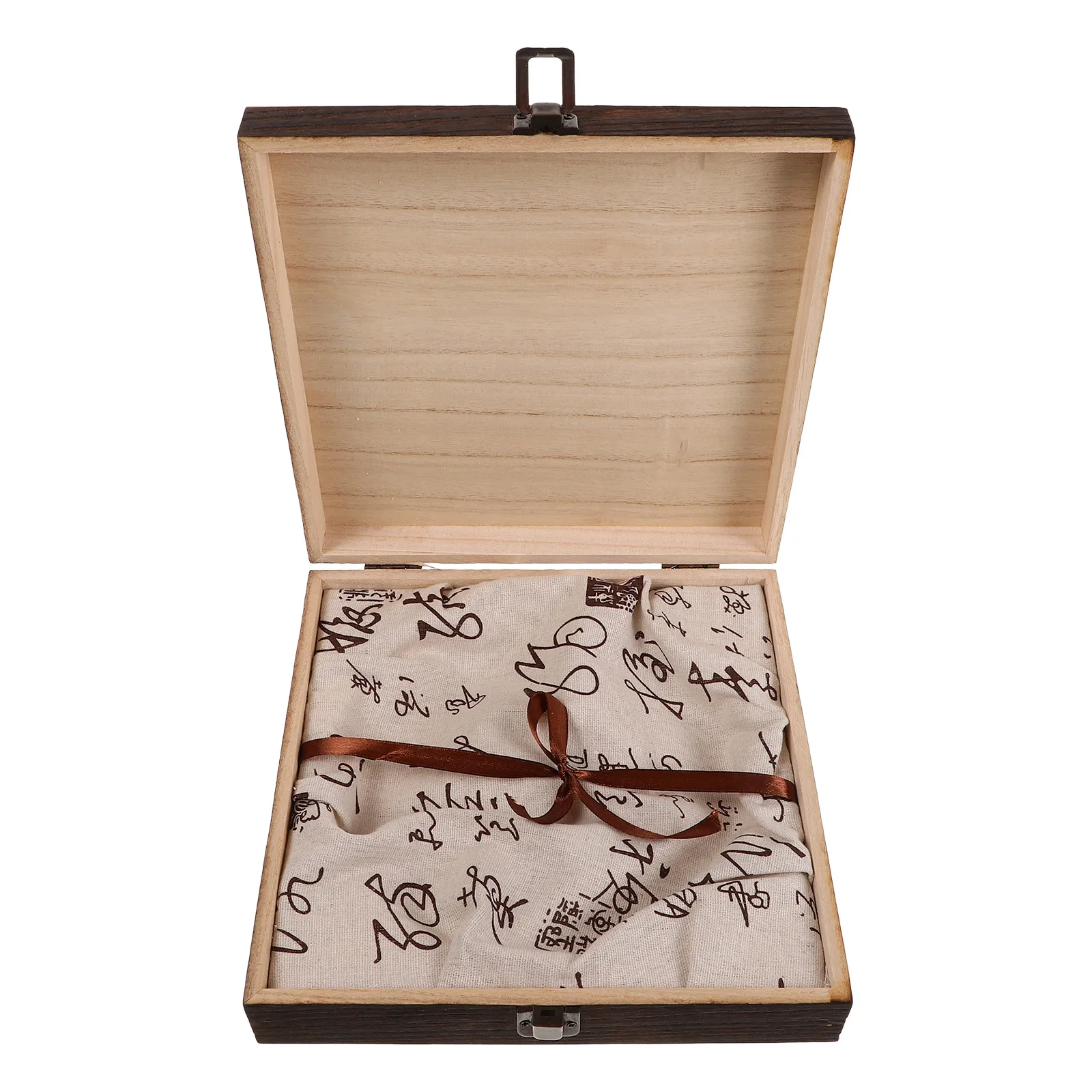 

Solid Wood Storage Box Vintage Style Large Capacity Tea Bag Organizer Drawer Home Office Use Wooden Tea Storage Solution