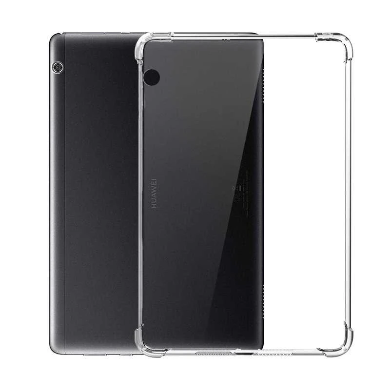 Shockproof Shell For Huawei MediaPad T5 10.1 2018 AGS2-W09/L09/L03/W19 Transparent Soft Silicone Tablet Case Back Cover