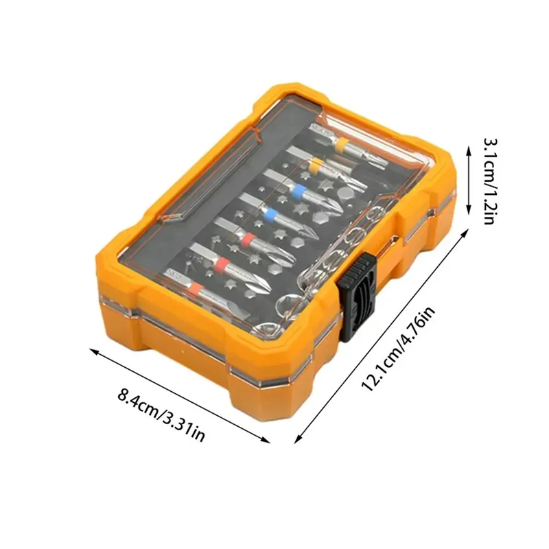 ABAG Drill Bit Set 50Pcs Power Screwdriver Drill Fast Change Converter Extension Woodworking Drill Bits Drill Bit Precision