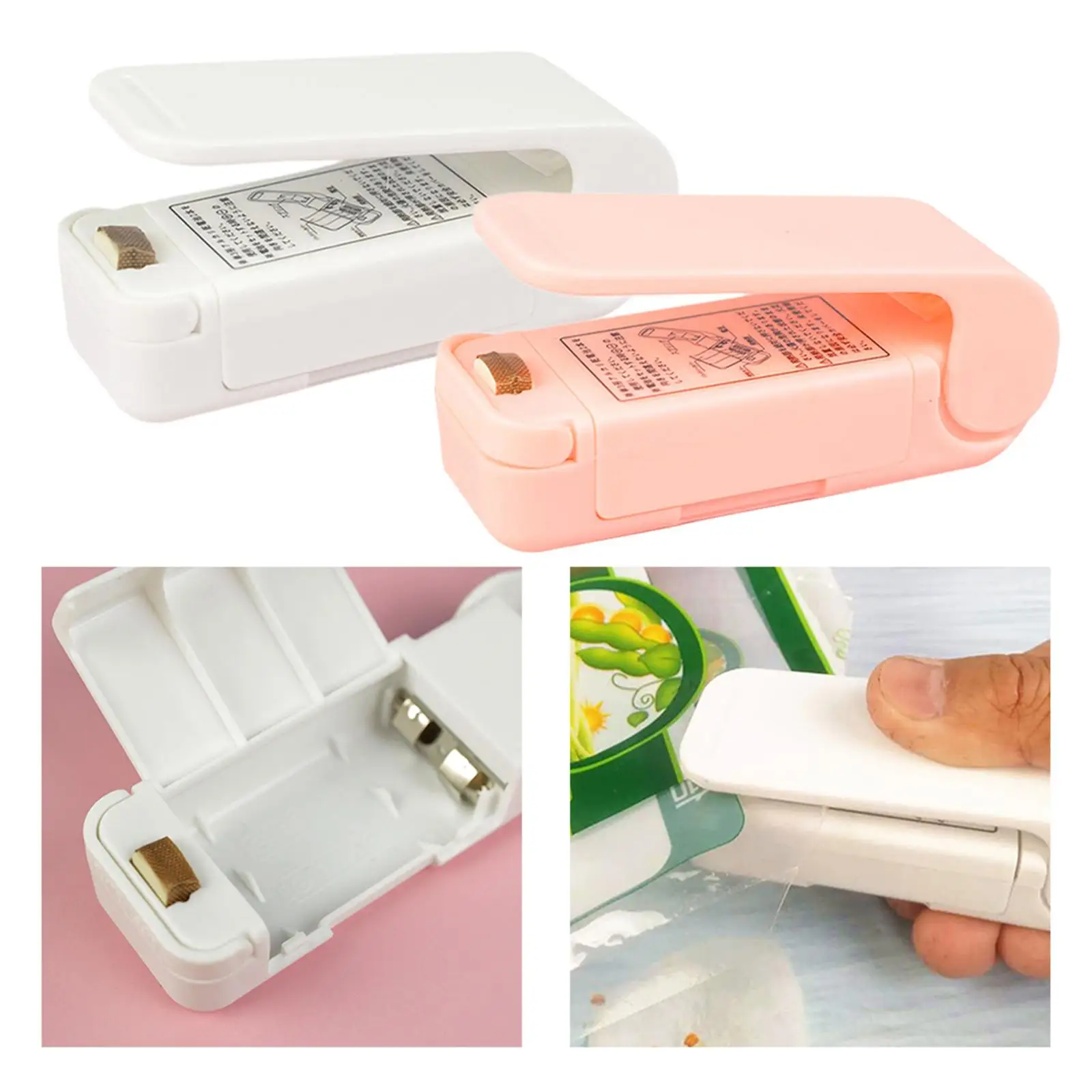 Portable Mini Heat Sealer,Fresh Keeping Handheld Mini Machine,Plastic Bag Sealer